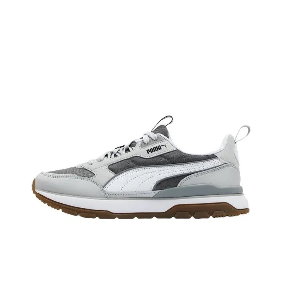 PUMA R78 Дышащий Низкий Топ Повседневная Обувь Унисекс Light Серый