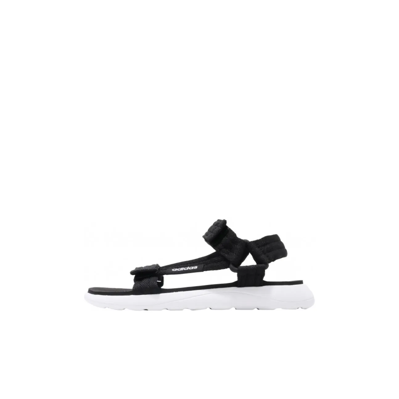 Adidas Comfort Sandals Slip-resistant Abrasion-resistant Low Top Children's Sandals Black Children's