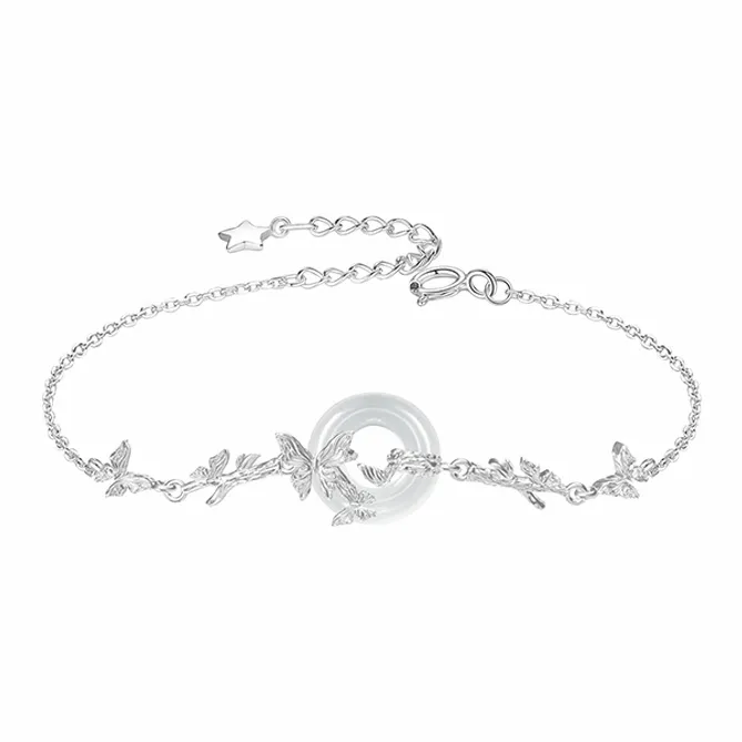 MUYAN Сплав Бабочка Peace Пряжка Браслет Женский