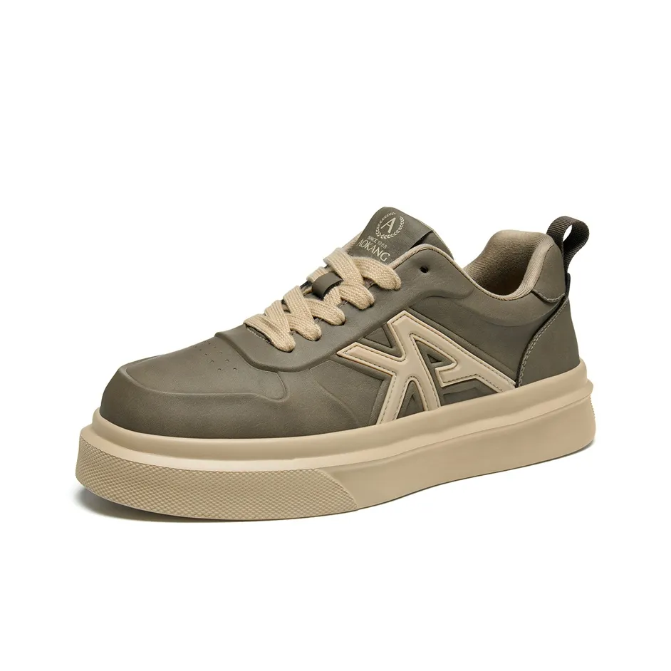 AOKANG Elegant Style Series Slip-Resistant Cushioning Wear-Resistant Low-Top Skateboard Shoes Men's Exclusive Box