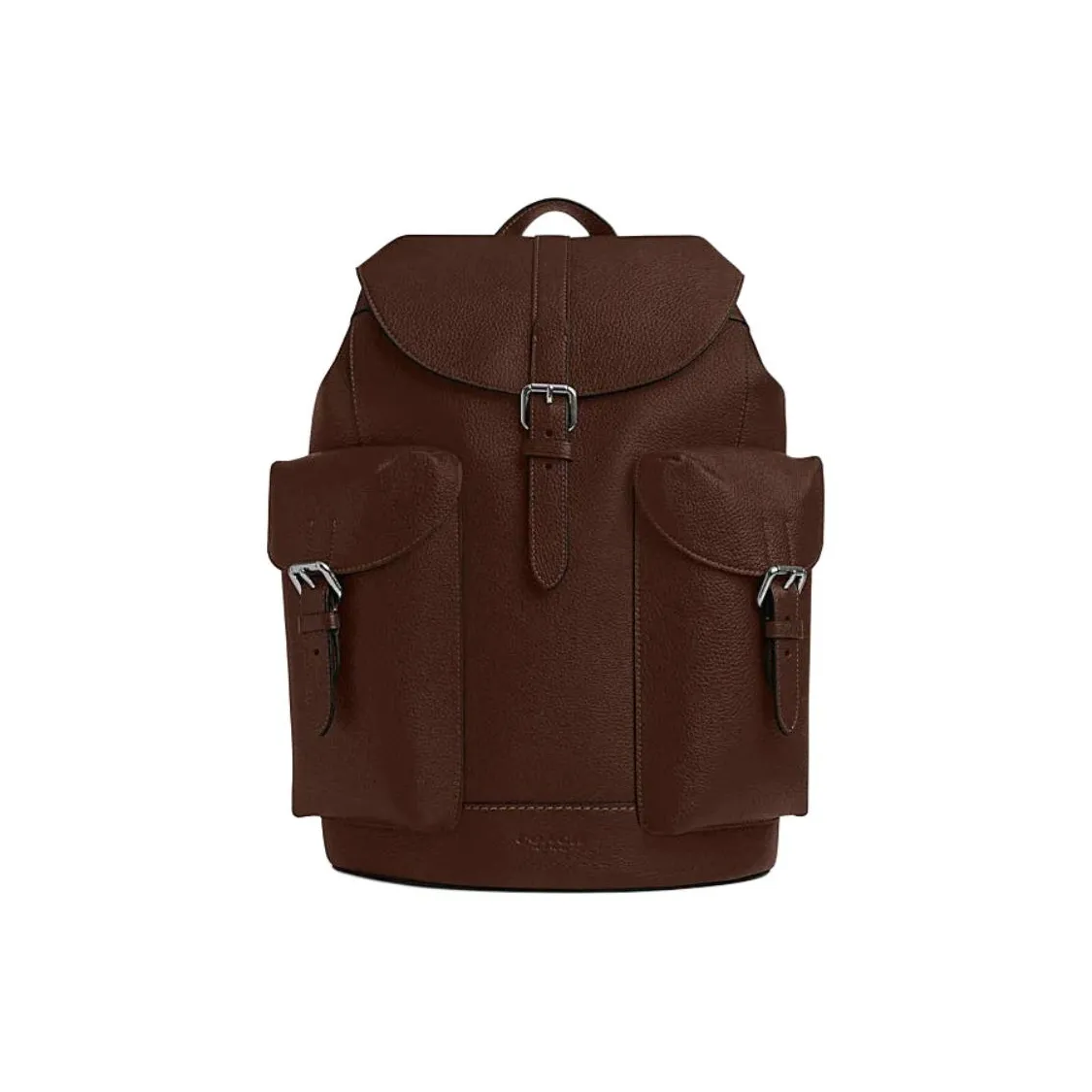 COACH Коровья кожа с тканью большой рюкзак мужской кленовый лист