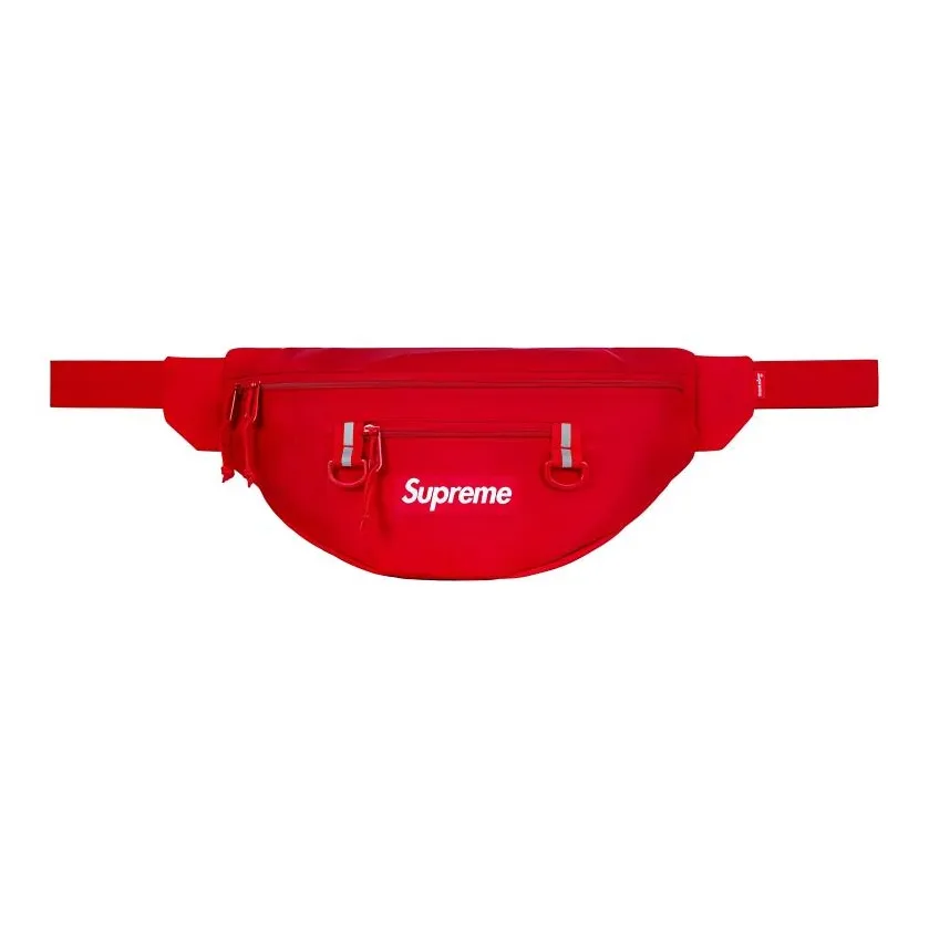 Supreme SS19 Нейлоновая сумка через плечо поясная сумка унисекс красная