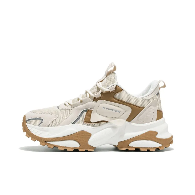 KYMOOU Anti-Slip And Wear-Resistant Height Increasing Low-Top Chunky Sneakers Unisex