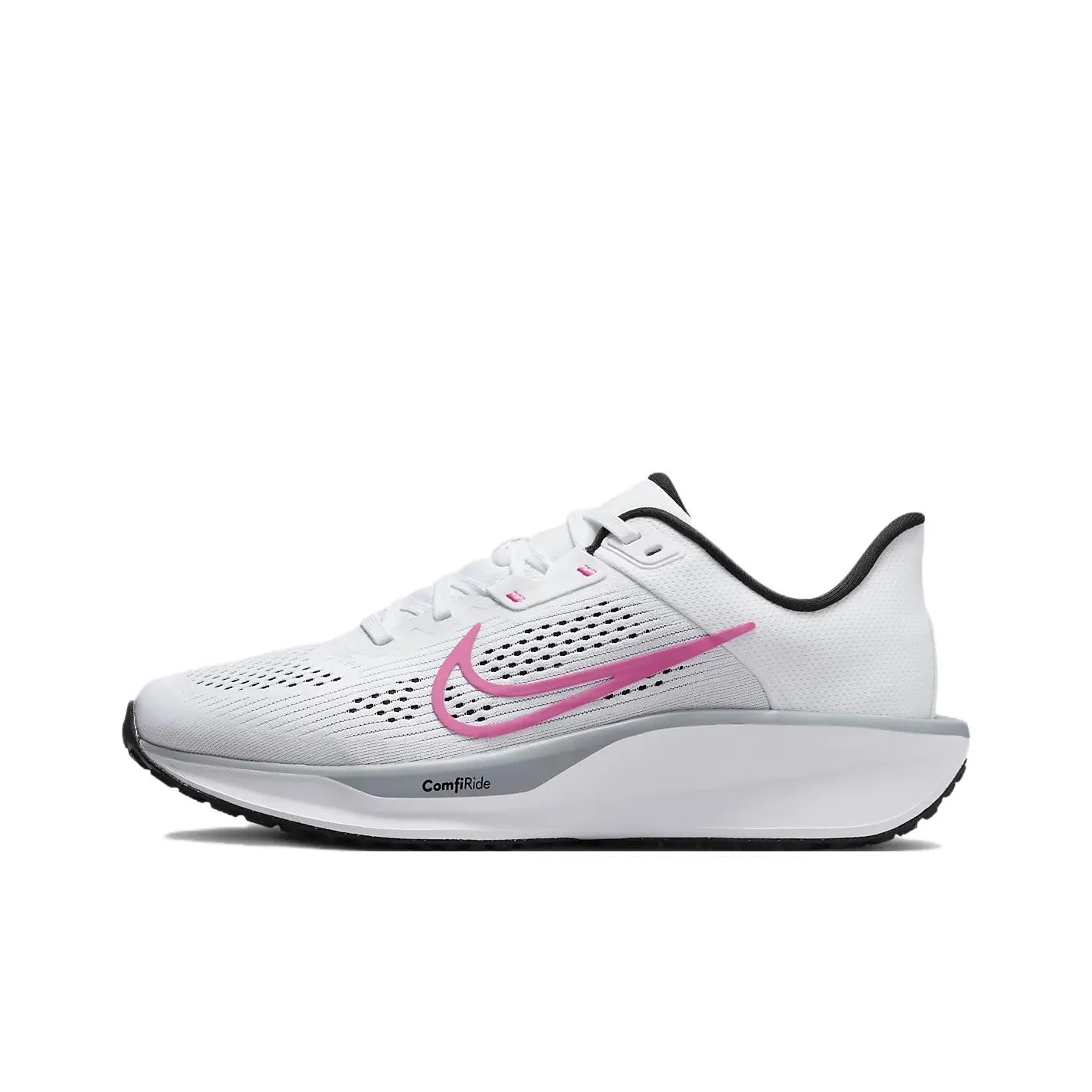 Nike Quest 6 Support Low Top Беговые кроссовки Женские Белый Серый Розовый