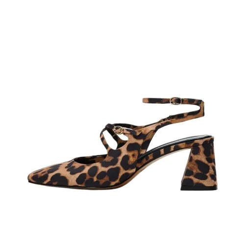 ZARA Туфли Мэри Джейн с леопардовым принтом, женские