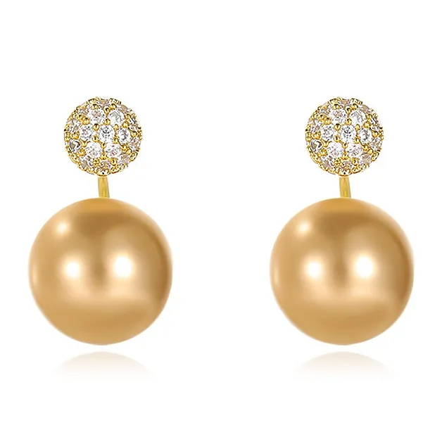 Rhymes Серьги с золотым покрытием из меди женские