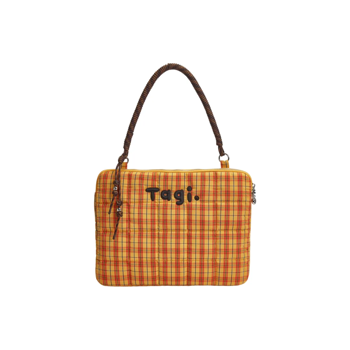 Таги. Хлопок наполненный вышивка бусины портативный одно плечо ноутбук сумка ноутбук сумка унисекс цитрусово-оранжевый Cookies