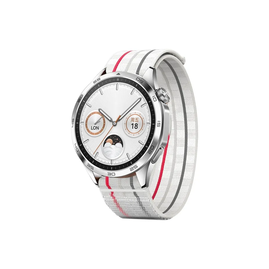 Watchbond Strap Huawei Compatibility Nylon Material Compatible With Huawei GT5 PRO 20/22mm