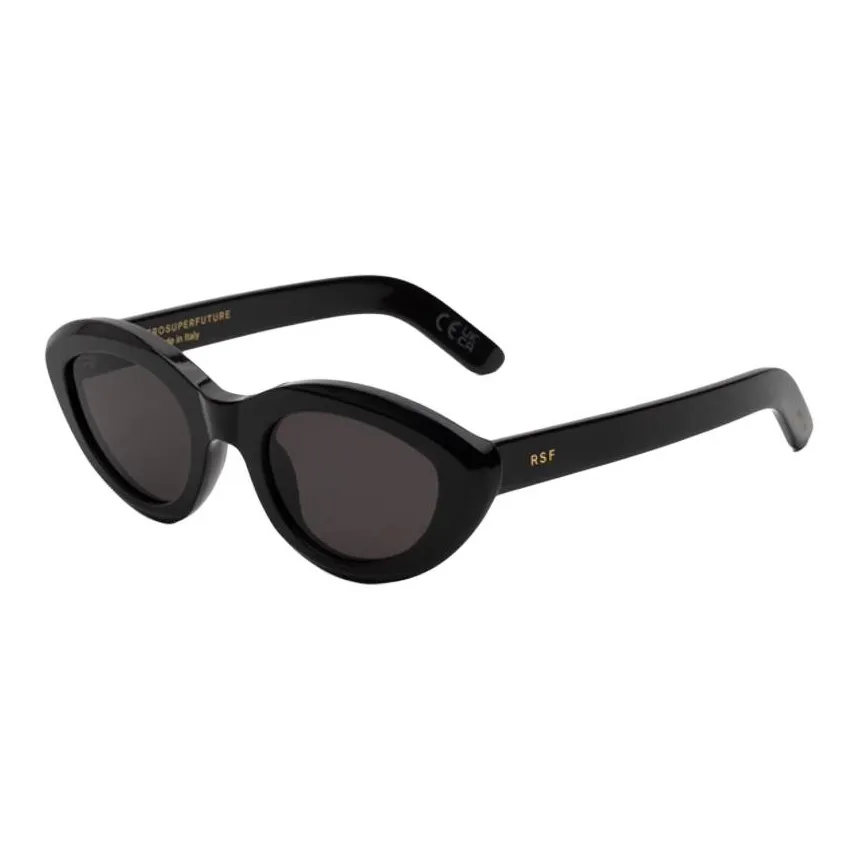Retrosuperfuture Пластиковая оправа Кошачий глаз Солнцезащитные очки Унисекс Черный