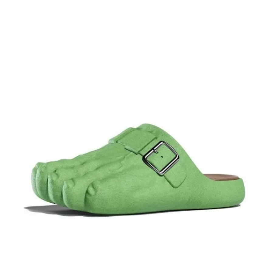 BRAVEST STUDIOS Abrasion Resistant Closed Toe Slippers Unisex Green