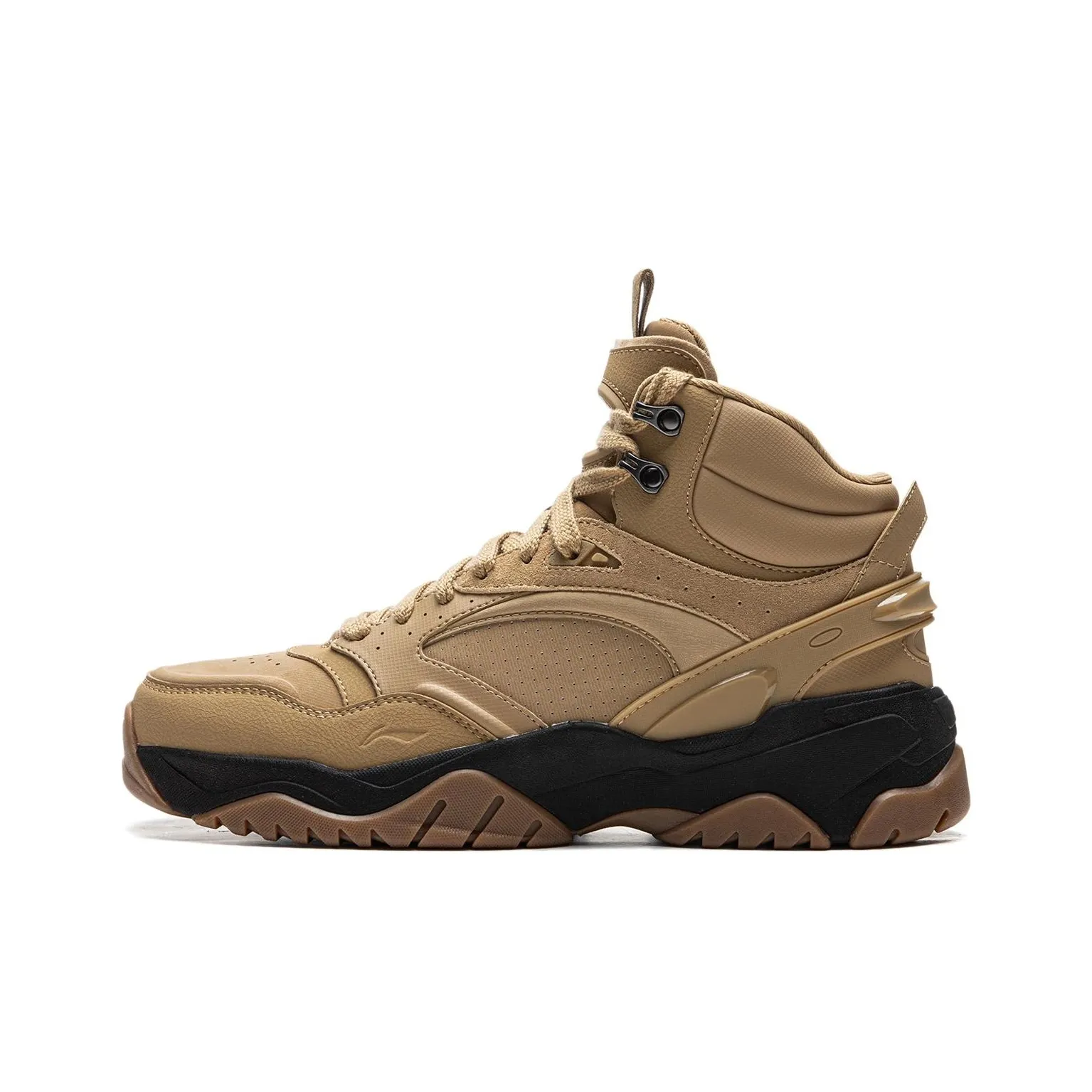 LiNing Tianji 3,0 HI противоскользящие устойчивые к истиранию MID топ скейтборд мужские коричневые