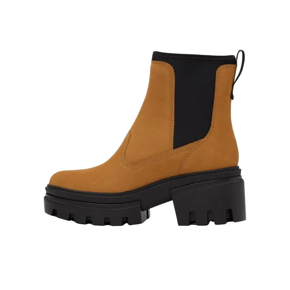 Timberland Knee-High Chelsea Boots High Heel Women's Yellow