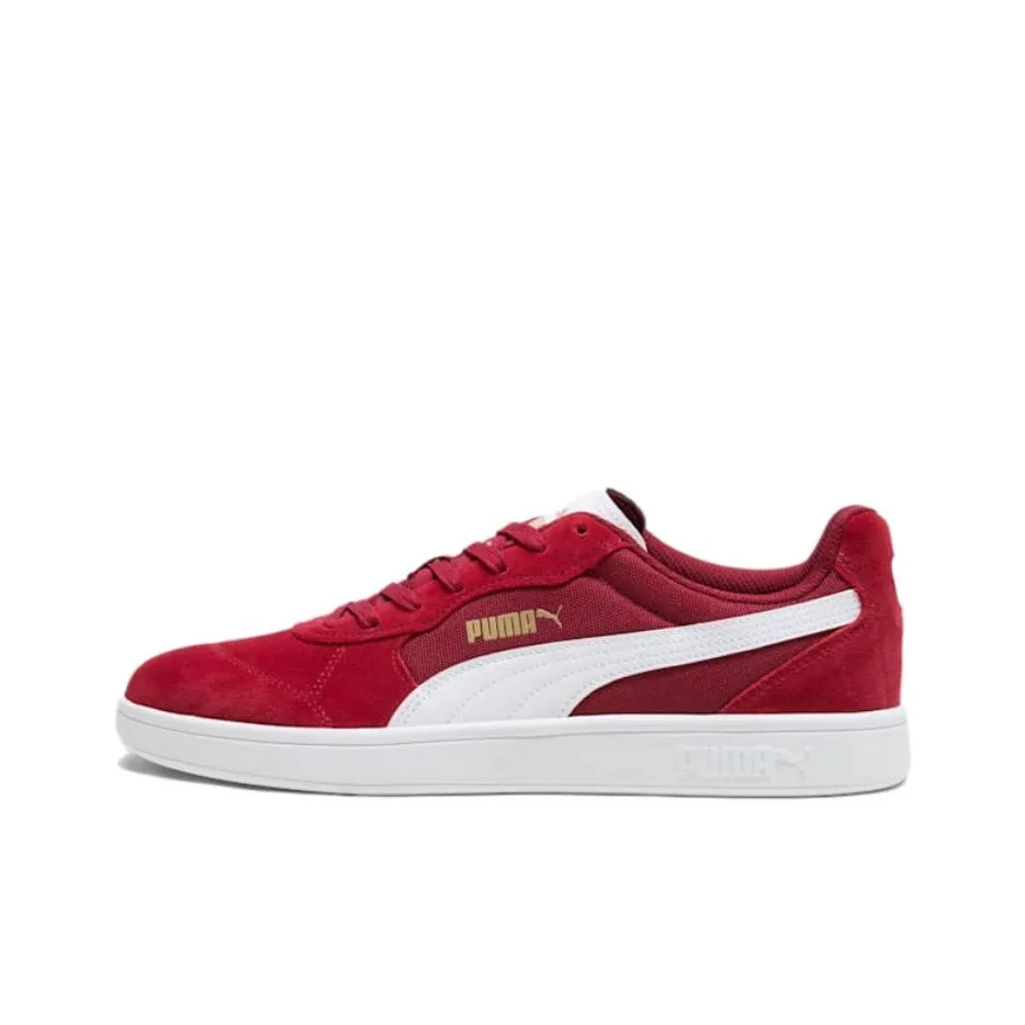 PUMA Astro Abrasion Resistant Low Top Skateboard Shoes Men's Red