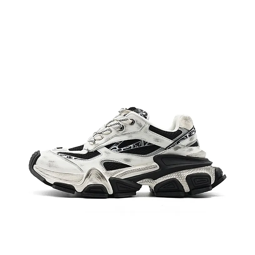 Little Sue Chunky Sneakers Women's Low Top Pink/Black