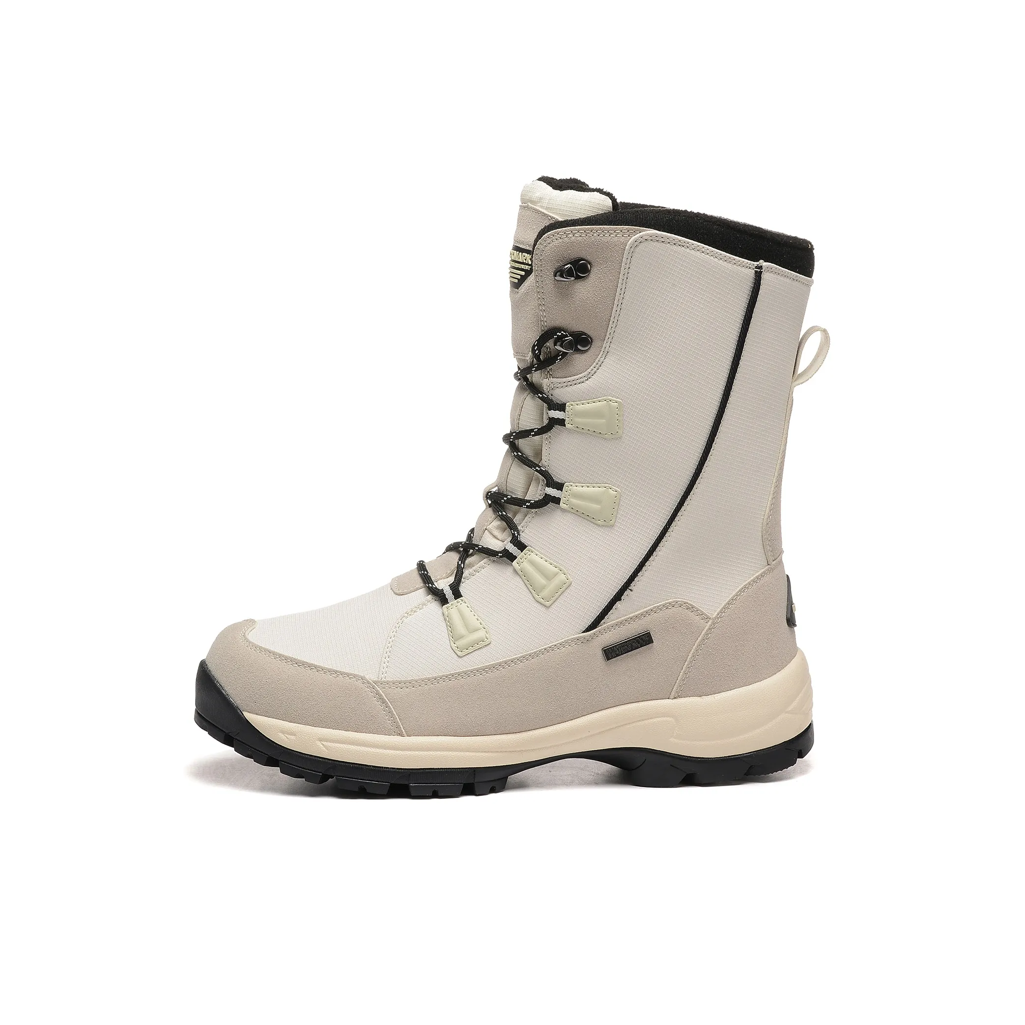 Rockmark Термический Водонепроницаемый Резиновый Crew Аутдор Унисекс Экрю Сноубутсы