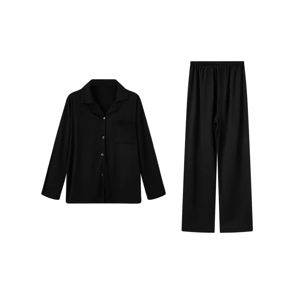 Сон Длинный Sleeved Брюки Кардиган Домашняя одежда Для студентов в общежитиях и домах Готовая к верхней одежде Женские