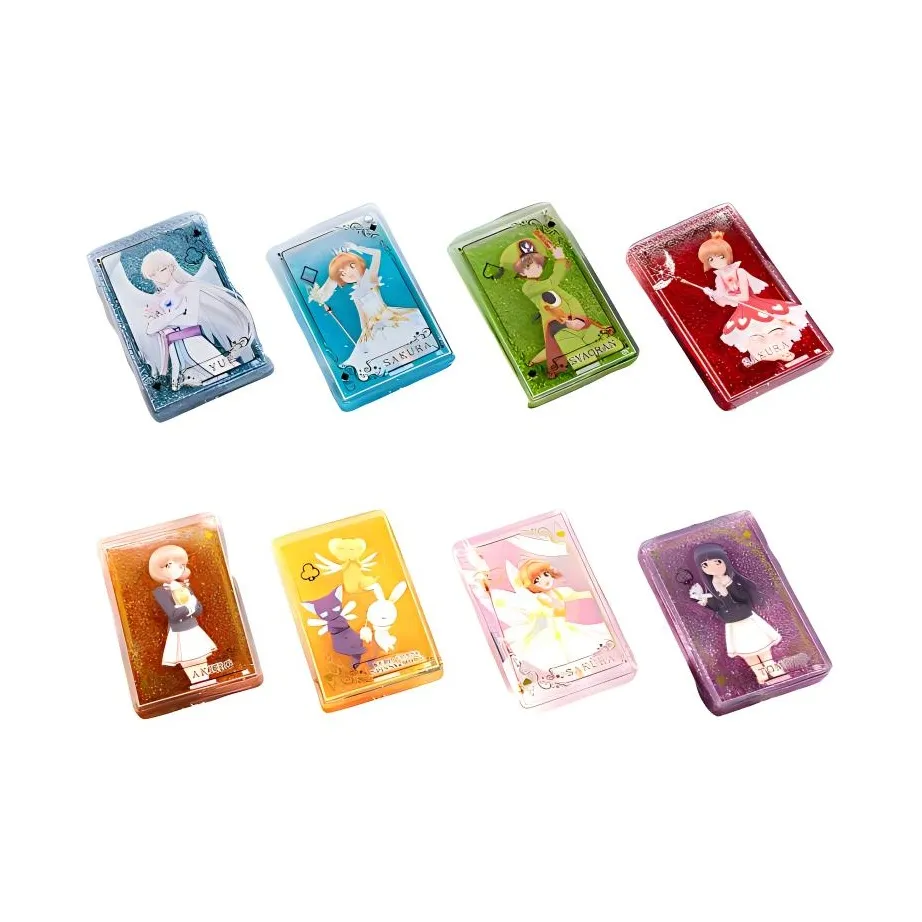 BANDAI Cardcaptor Sakura Characters Glitter Collection Lava Quartz Ornaments Acrylic Stands