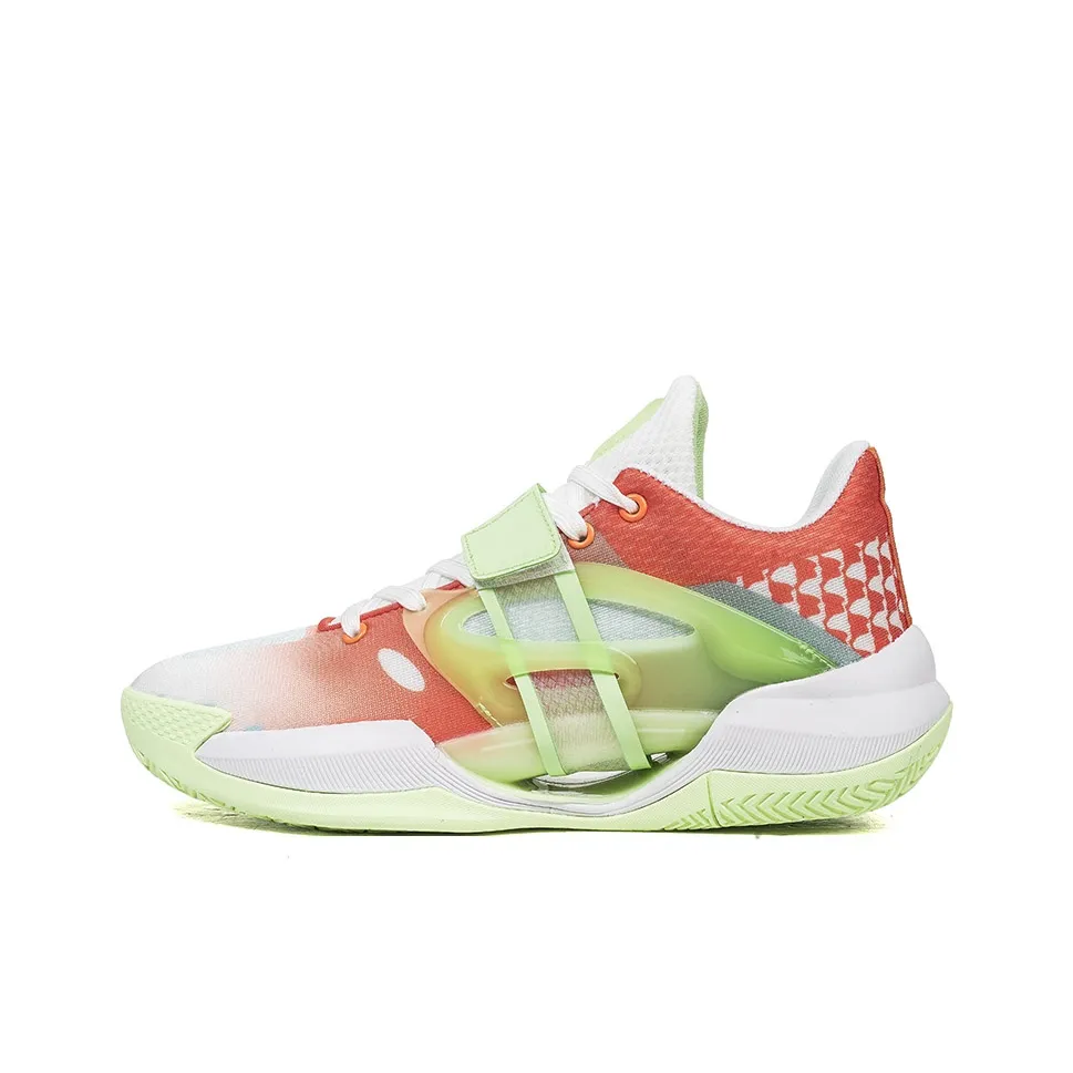 TONYBEAR Basketball Shoes Unisex Low Top White Blue/White Pink/White Green