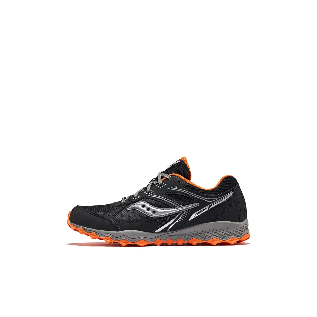 saucony Cohesion TR14 Lace Big Kid 'Black Orange'