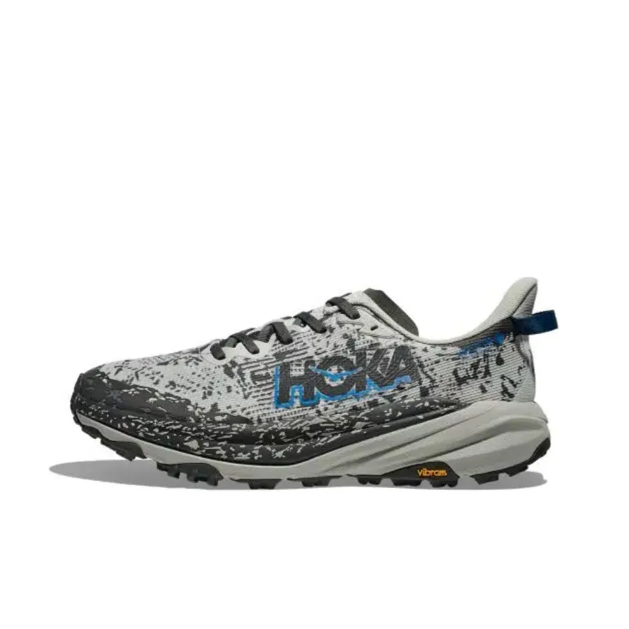 HOKA ONE ONE SPEEDGOAT 6 Амортизация Противоскользящие Низкий Отскок Низкий Топ Беговые кроссовки Женские Серый Черный