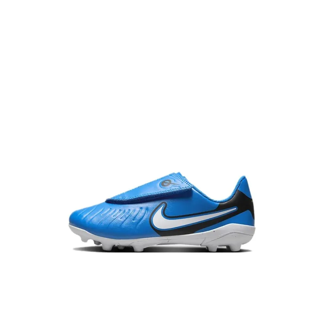 Nike Tiempo Legend 10 Slip-Resistant Abrasion-Resistant Low Top Детская футбольная обувь Синий для детей 3-7 лет