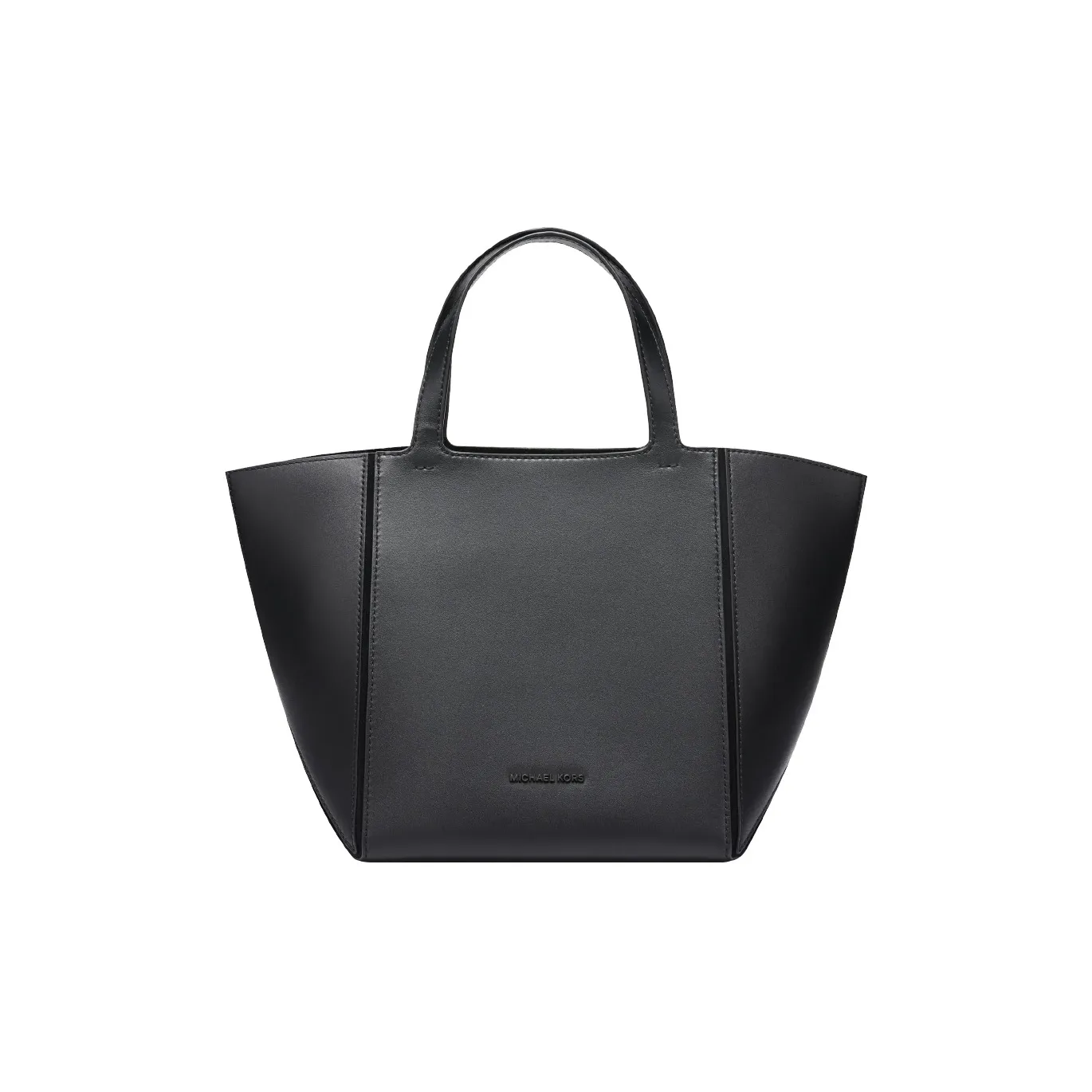 MICHAEL KORS Cow Leather Tote Bag, Shopping Bag, Handbag Medium Size Women's Black