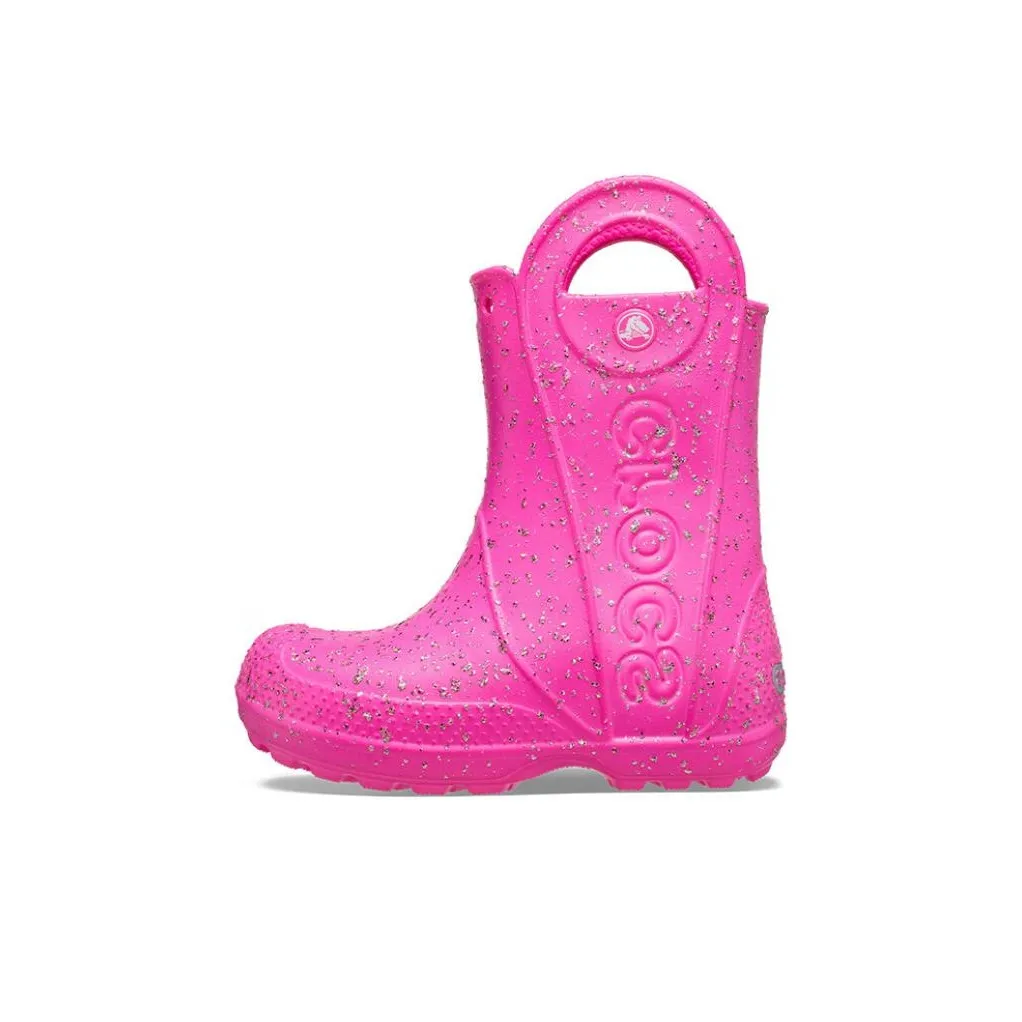 Crocs Водонепроницаемые детские ботинки розовые для малышей