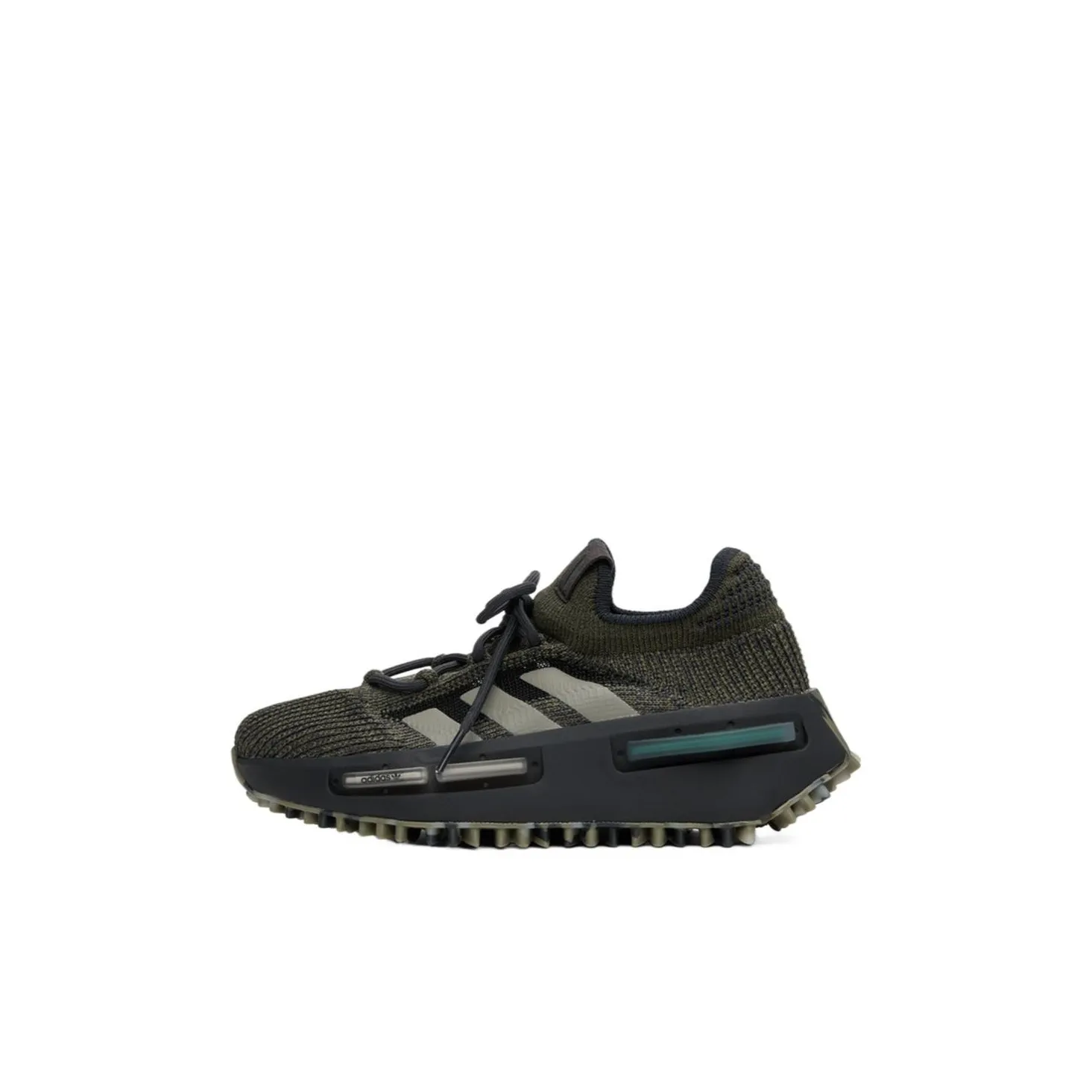 Adidas Originals NMD S1 Slip Resistant Kids Lifestyle Shoes Olive Green Kids'