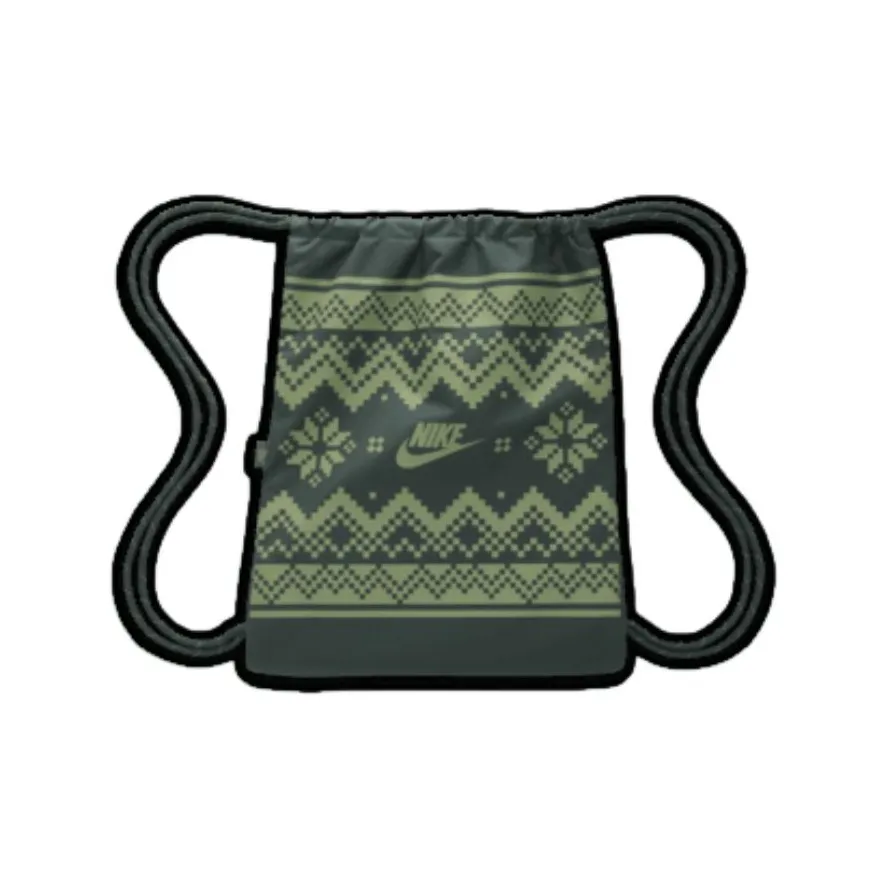 Nike Polyester Backpack Regular Unisex Vintage Green