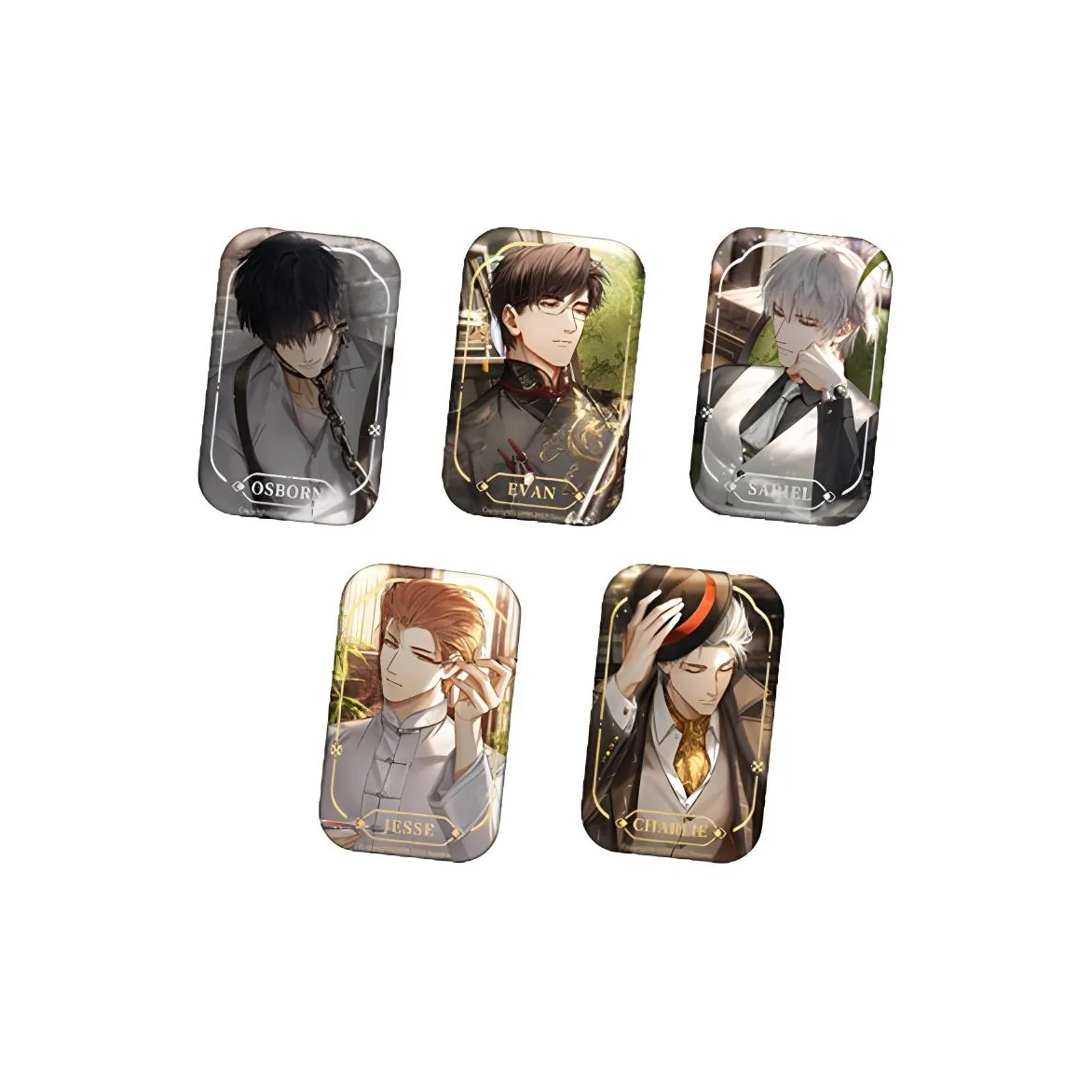 The Love Of Light And Night Long Dream Ashes Collection Tinplate Badge IP Merch