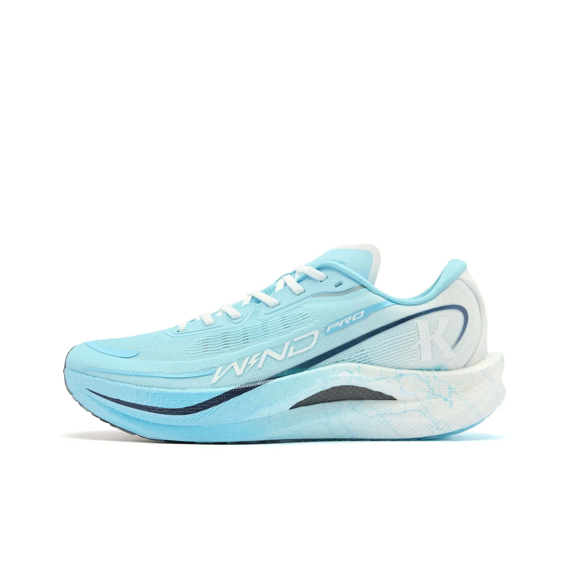 QIAODAN Strong Winds 2.0 PRO Running Shoes Men's Low top Cirrus Blue Jordan White