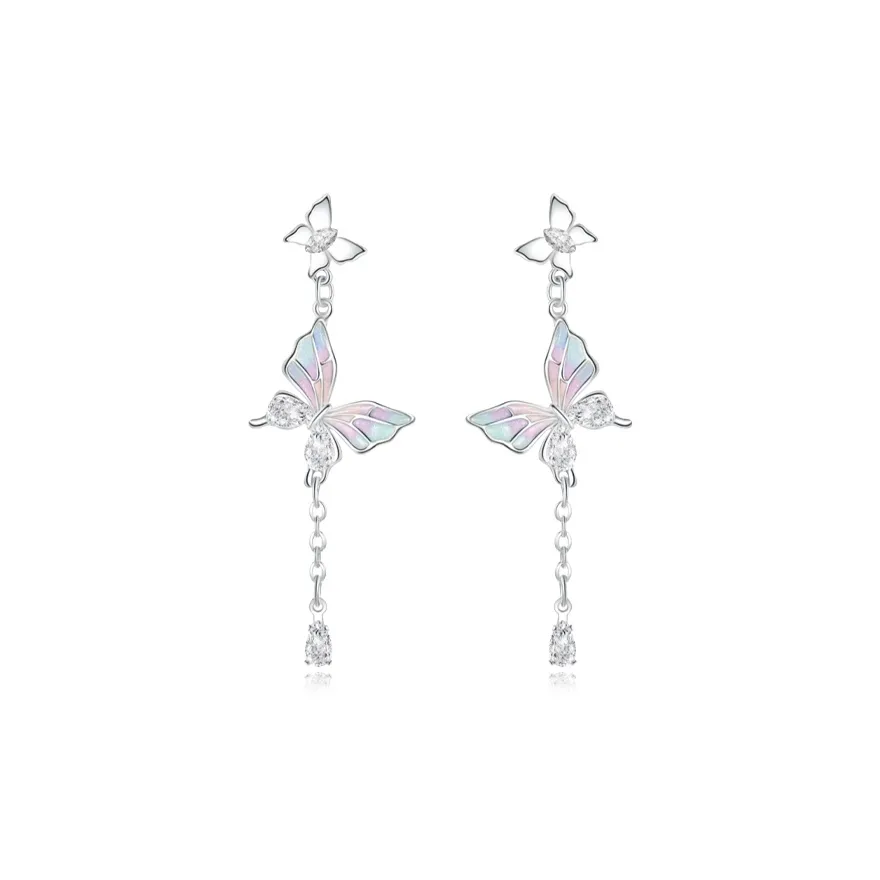 Серьги JUICY GRAPE с цирконием женские