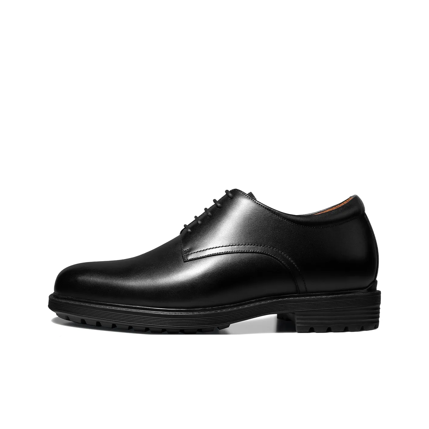 Zuti British Business Formal Versatile Derby Shoes Casual Shoes 6.5cm Men
s Black