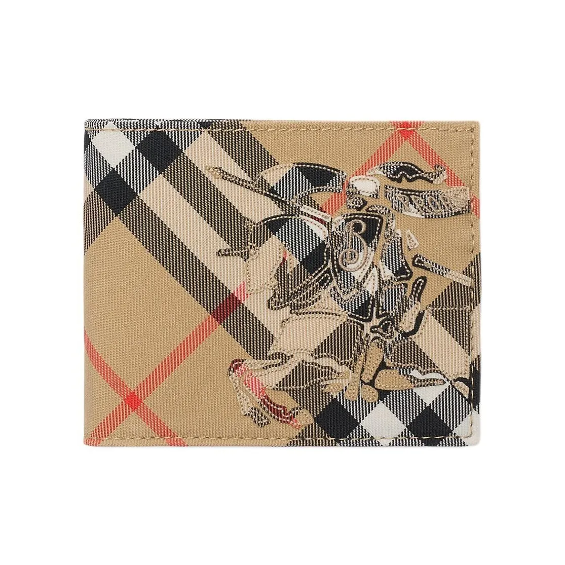 Burberry Polyester Wallet Women's Sand