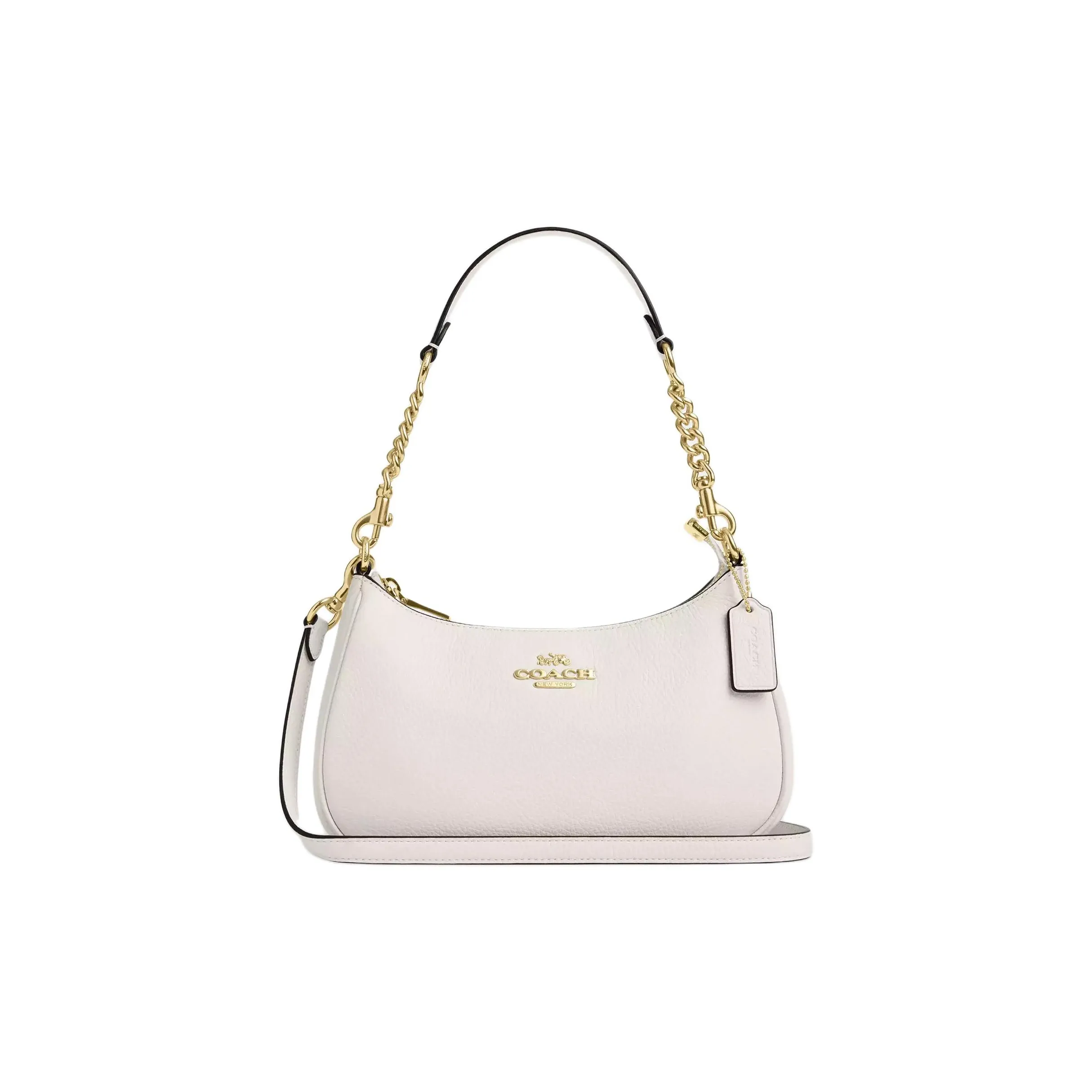 COACH Teri Кожа Через плечо Сумка Сумка через плечо Средняя Женская Мел Белый