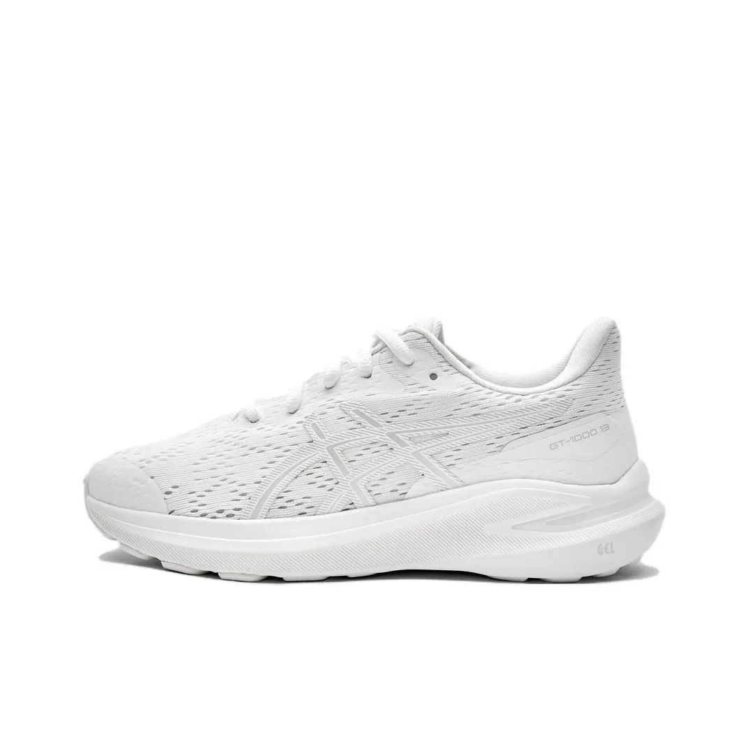 Asics GT 1000 13 Low Top Kids' Running Shoes White Teenagers