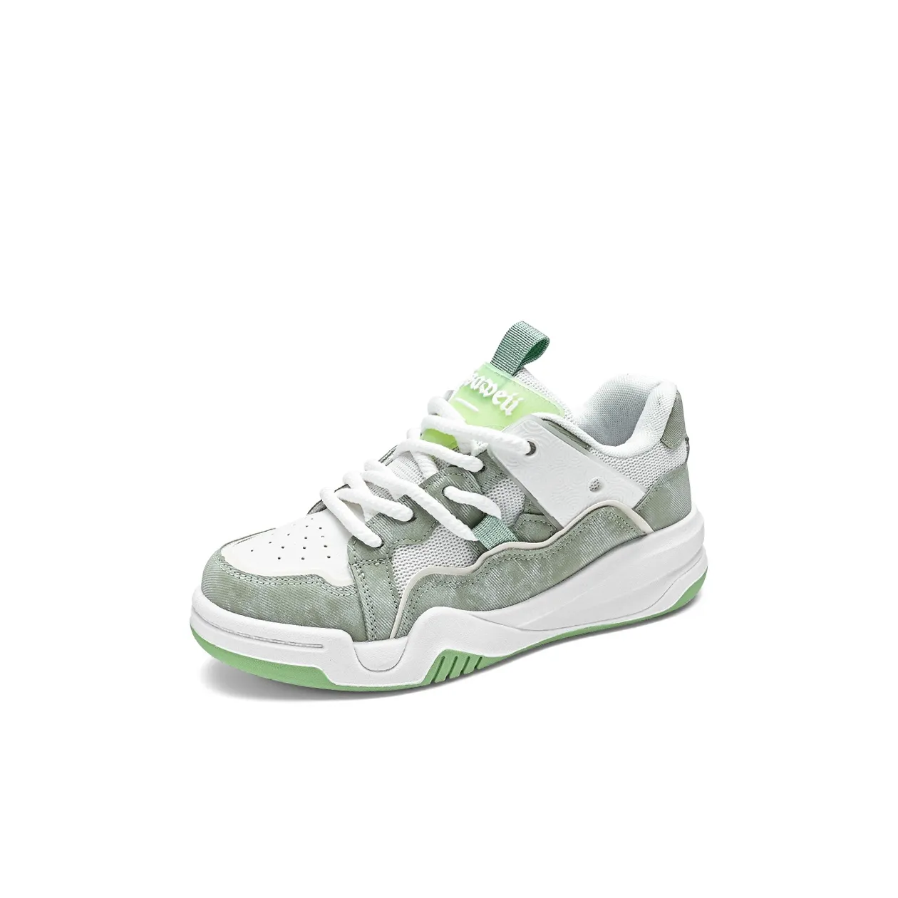 Kung Fu Partners Lightweight Breathable Slip-Resistant Low-Top Skateboard Shoes Men's
