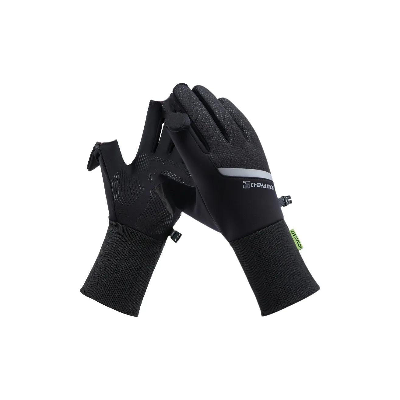 Yamaichi Maru Microfiber+O Particle Velvet+Dive Cloth+Conductive Fiber Cycling Gloves Men's