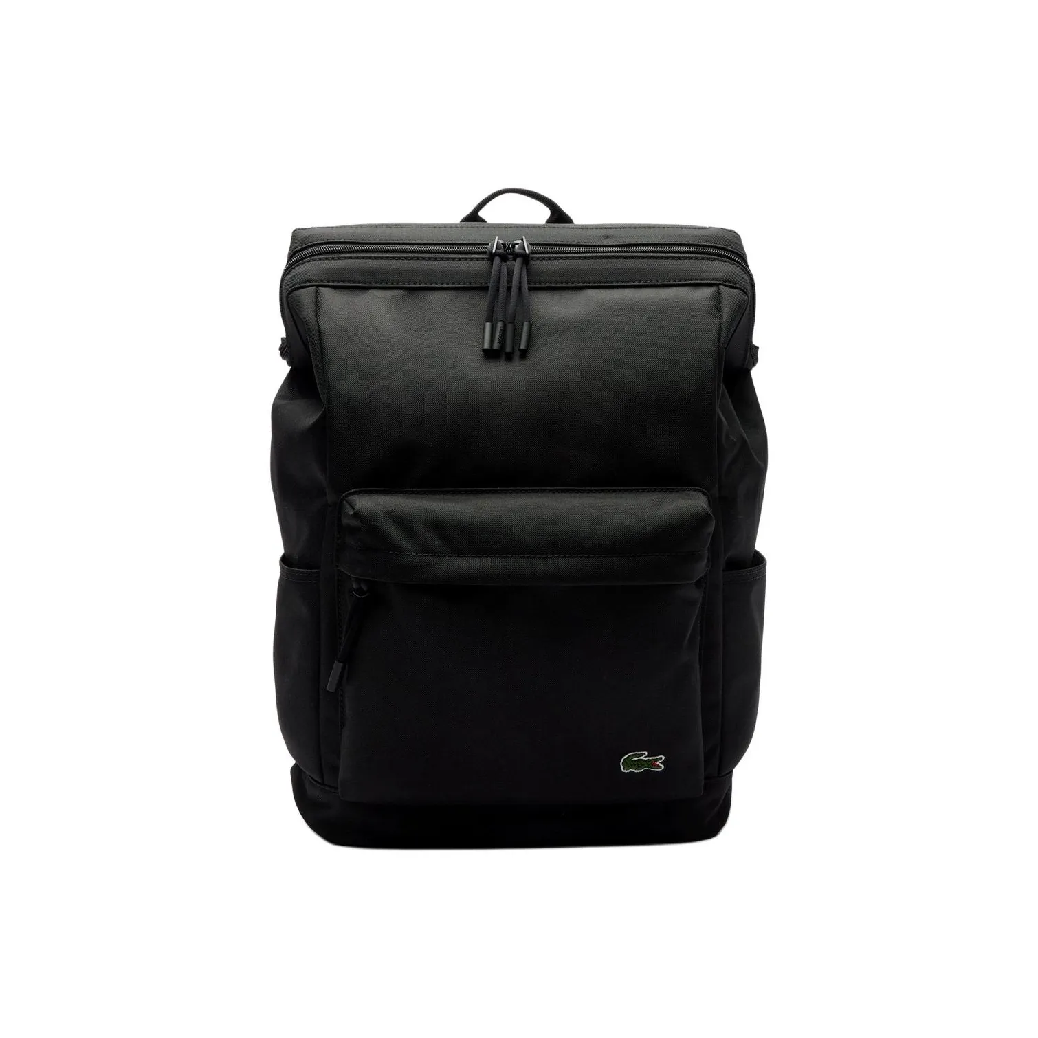 Рюкзак из полиэстера совместный с LACOSTE стандартный мужской черный