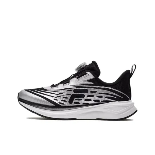 FILA KIDS Беговые кроссовки Low Топ Черный/Серый Silverware Унисекс