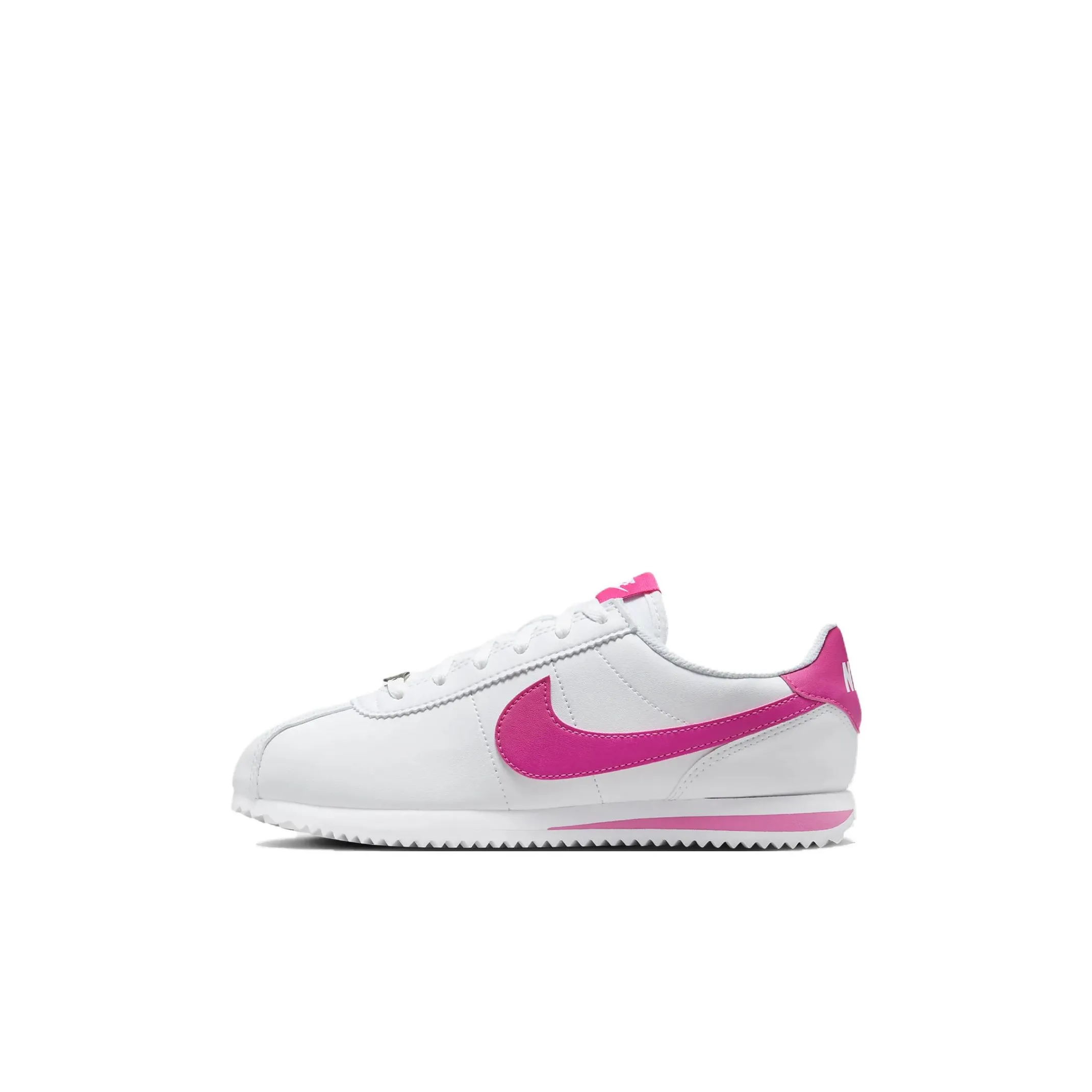 Nike Abrasion Resistant Low Top Kids Lifestyle Shoes White Pink Kids'