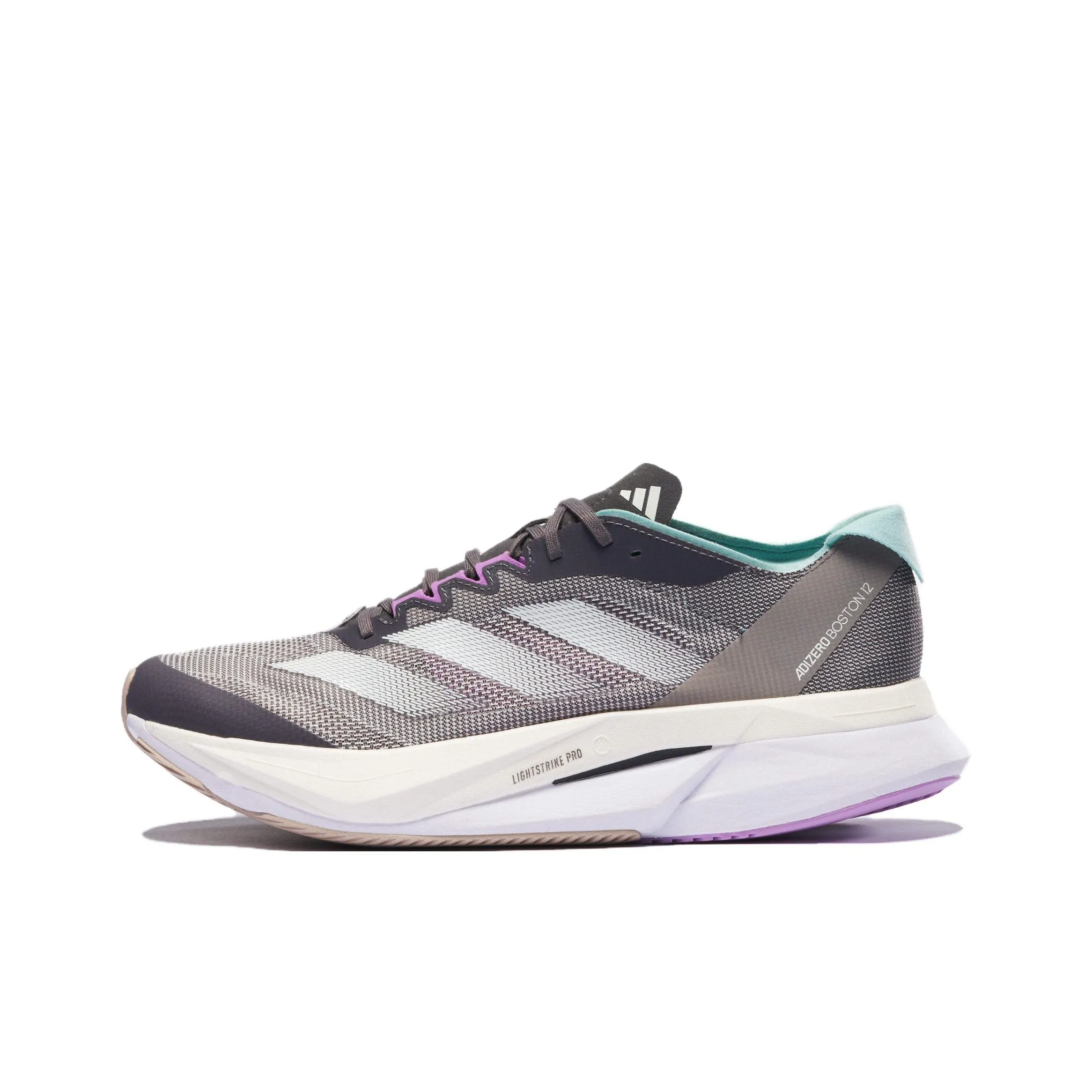 Adidas Adizero Boston 12 Breathable Support Low Top Training Running Shoes Men's Gray