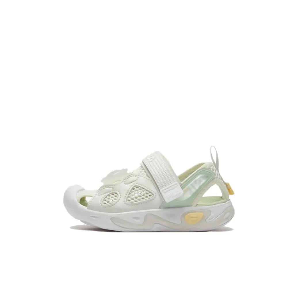 FILA KIDS Противоскользящие и Дышащие Детские Сандалии Зеленые для Детей Возрастом 3-7 Лет