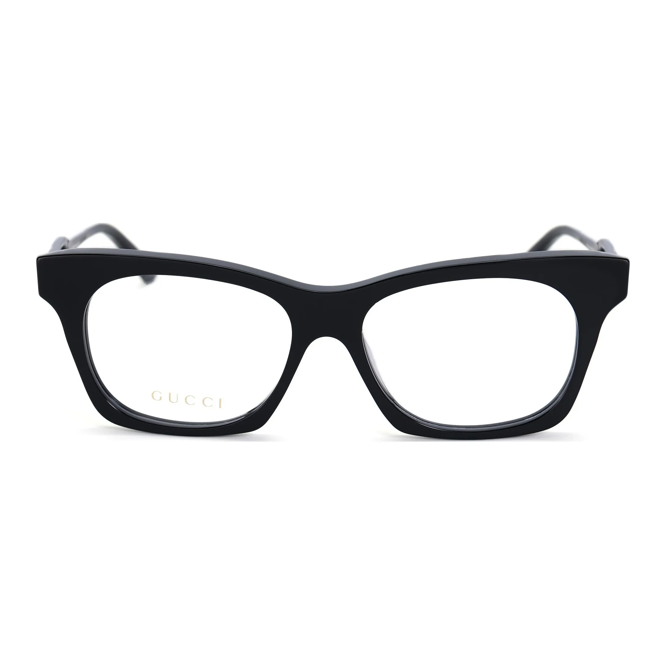 GUCCI Ацетат Нерегулярная форма Оправа для очков Женская Черная