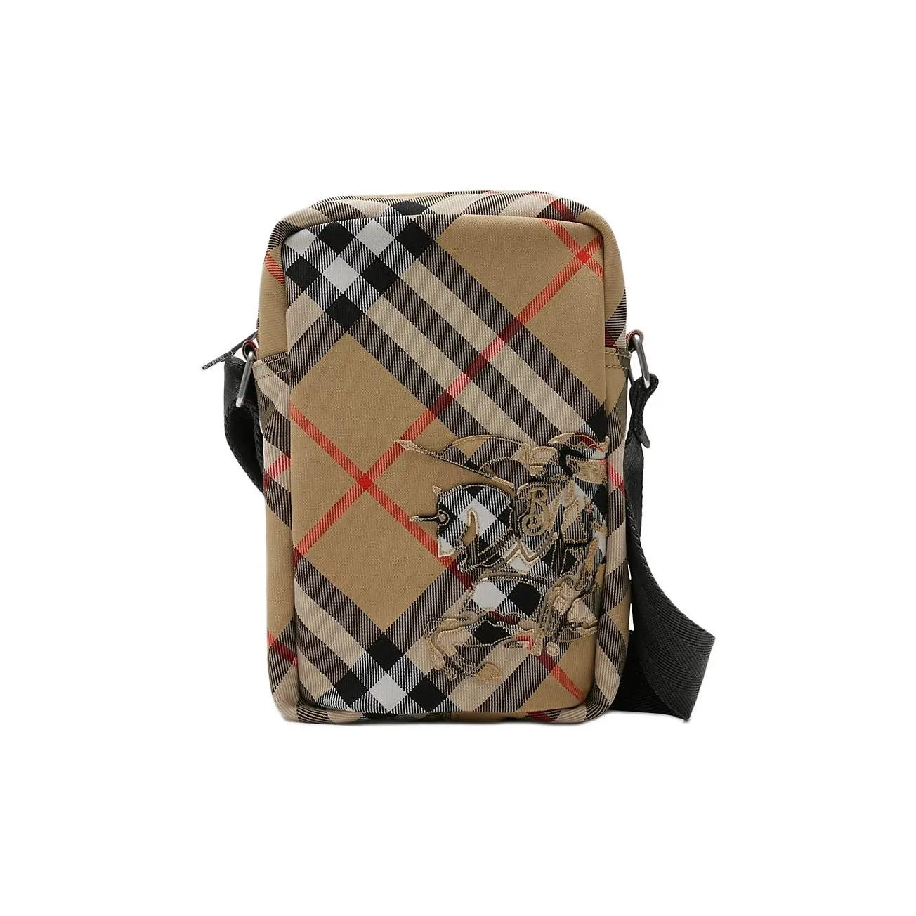 Burberry Polyester One Shoulder Crossbody Cell Phone T-shirt Men's Sand
