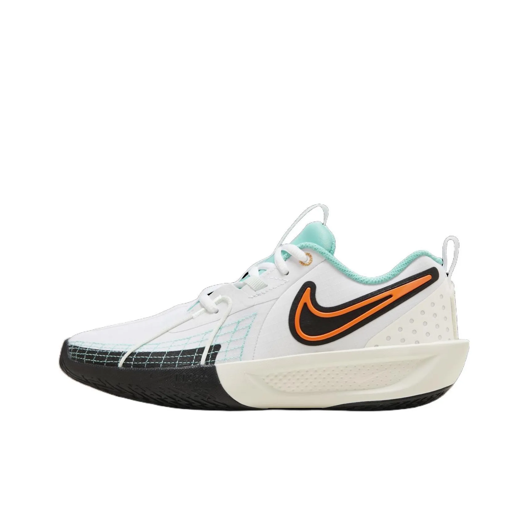 Nike Air Zoom G.T. Cut 3 Slip Resistant Cushioning With Rebound Low Top Basketball Shoes White