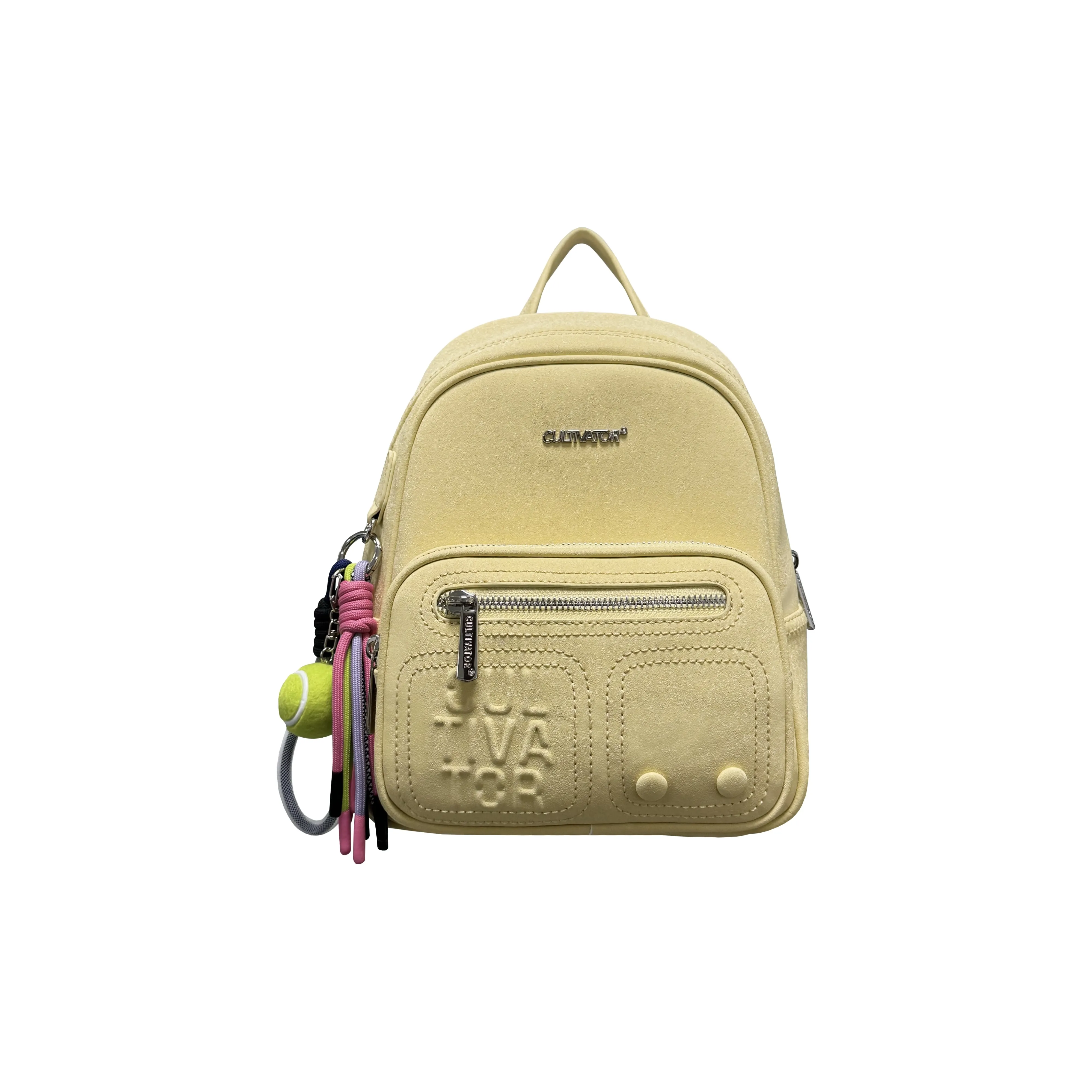 CULTIVATOR ПУ (полиуретан) Рюкзак Мини Женский Светло-желтый Розовый Серый Черный