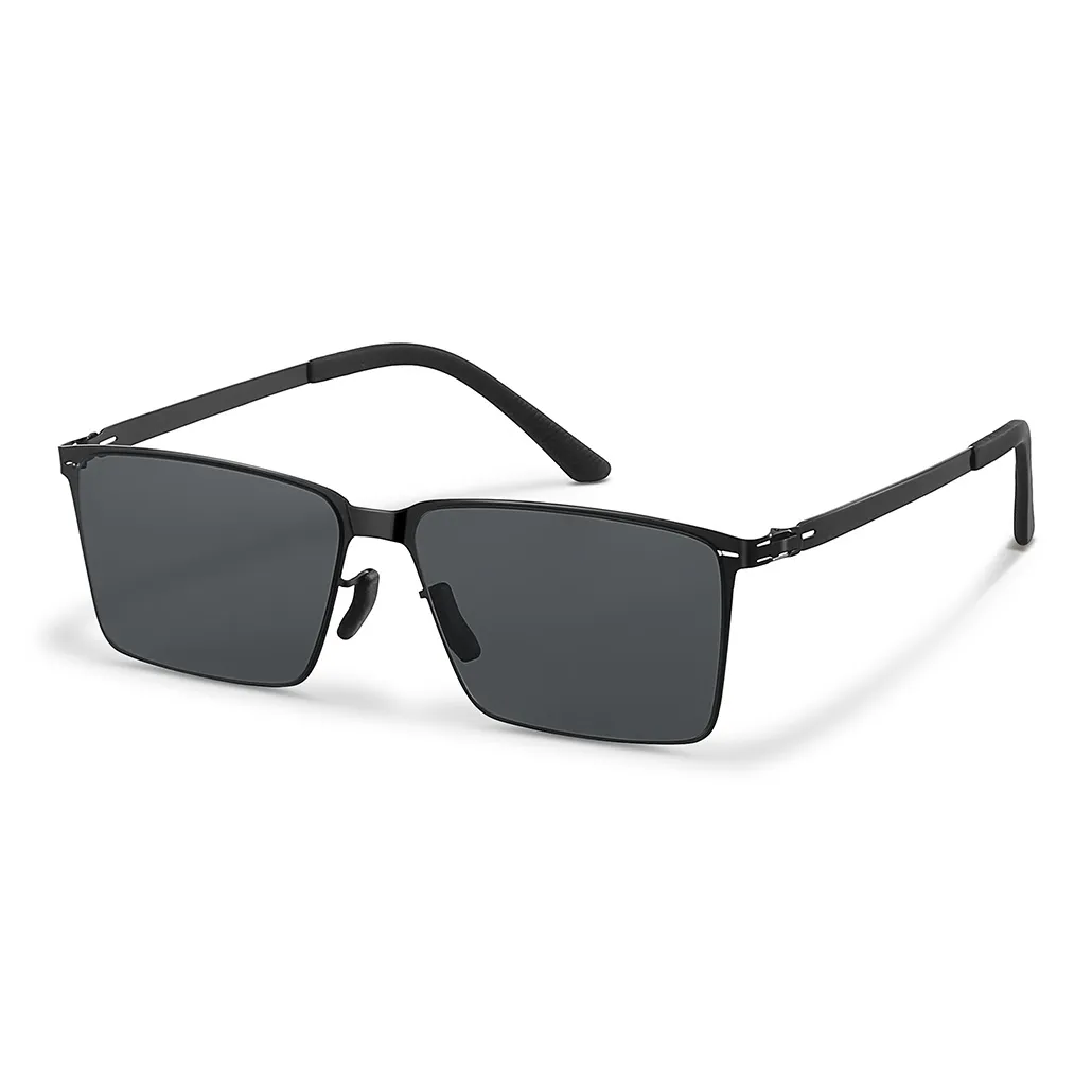 HELMER Alloy Square Sunglasses Unisex