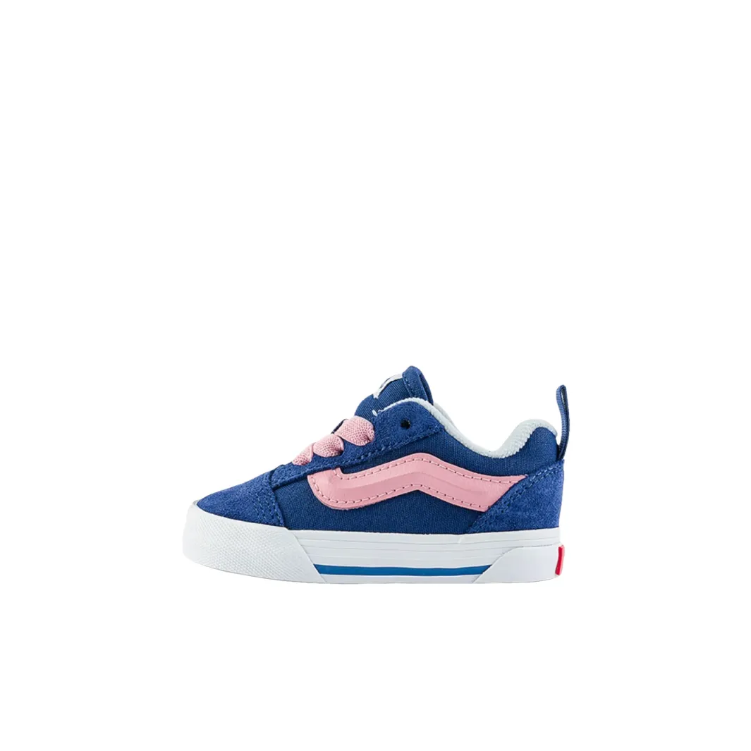 VANS Knu Skool Low Топ Обувь для малышей Синий Розовый Infant And Toddler