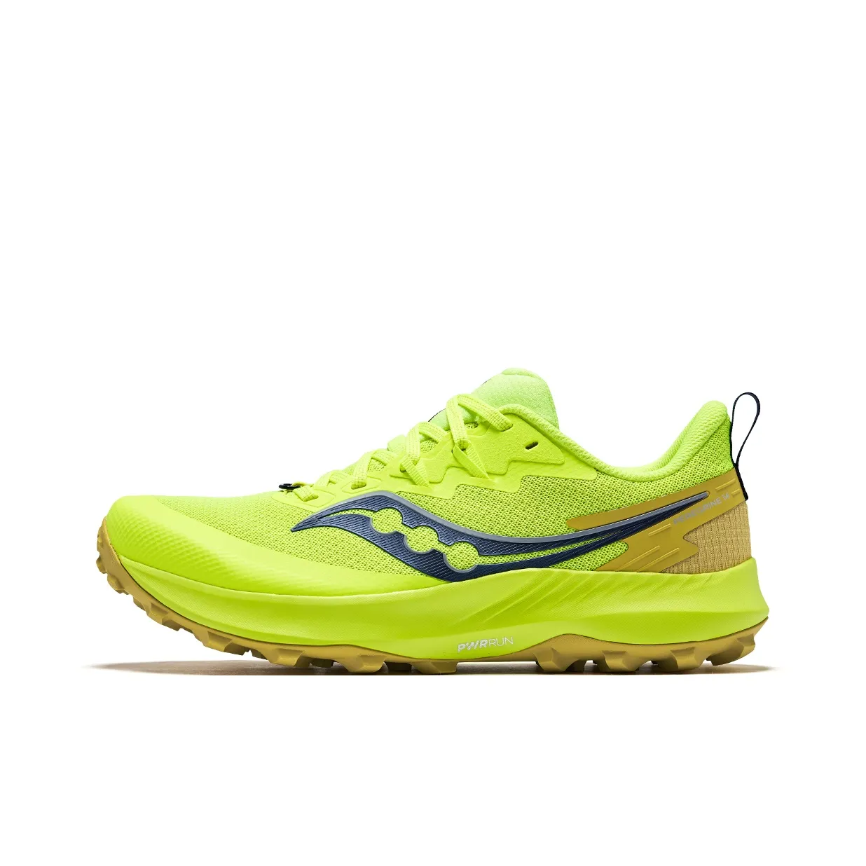 Saucony Low Top Running Shoes Men's Neon Green Blue
